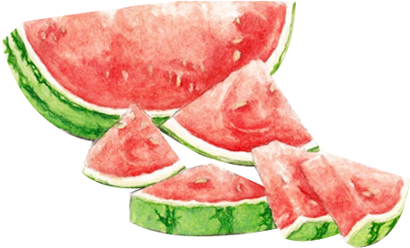 Watermelon Transparent Watercolour - Watermelon Watercolor Watercolor Summer Png (479x296), Png Download
