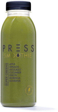 Press London Super Greens Cold-pressed Smoothie - Plastic Bottle (630x630), Png Download