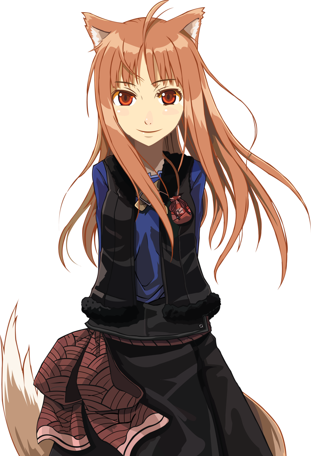 Horo Png - Holo Spice And Wolf Png (1024x1502), Png Download