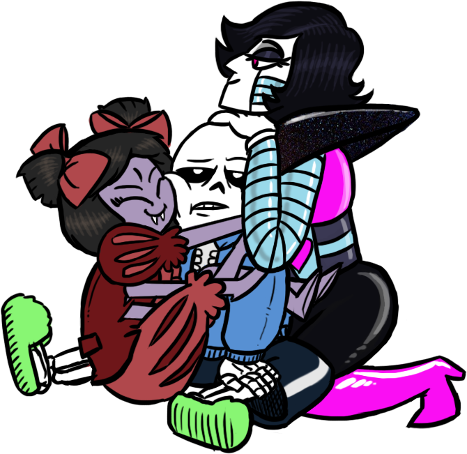 Персонажи,sans,muffet,ut Shipping,undertale Шиппинг - Undertale (768x768), Png Download