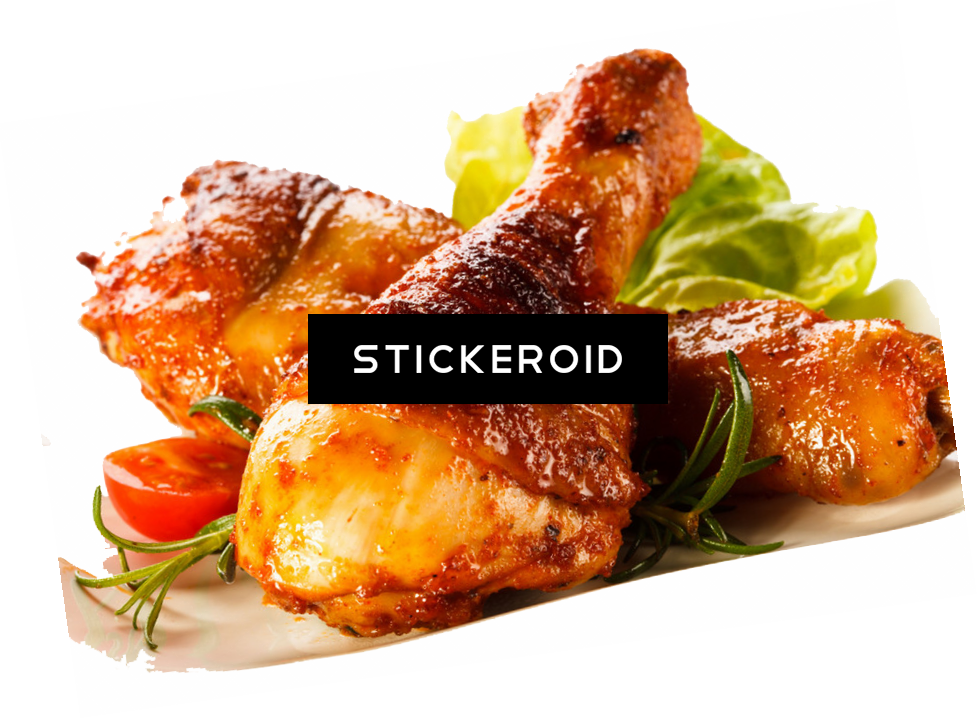 Chicken - Barbecue Chicken (977x719), Png Download