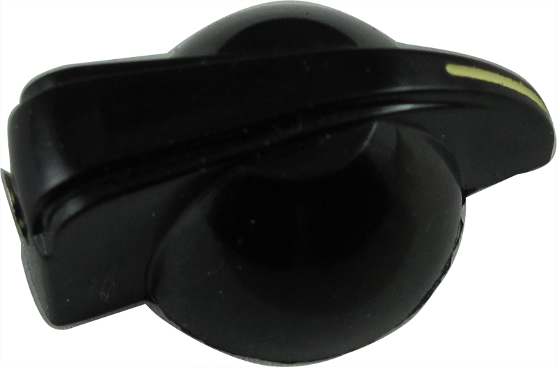 Small Chicken Head, Black, Set Screw Image - Amplified Parts Knob - Small Chicken Head, Black, Set (800x527), Png Download