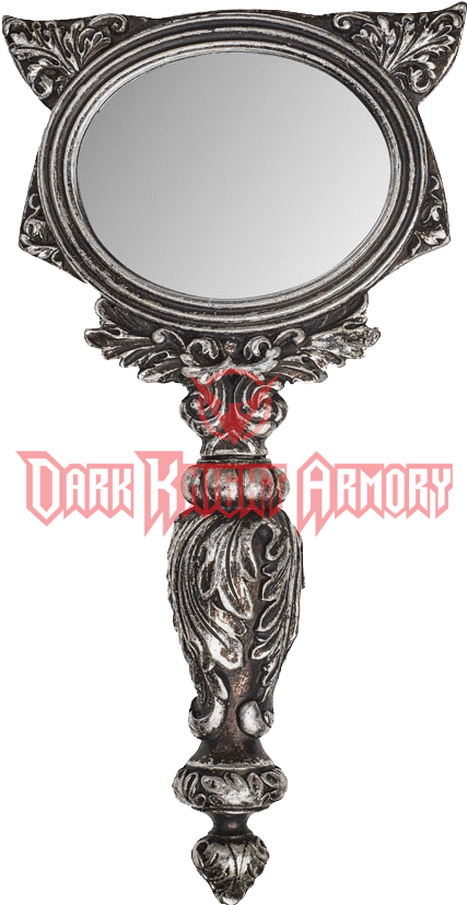 Alchemy Gothic Cat Hand Mirror Review (847x847), Png Download