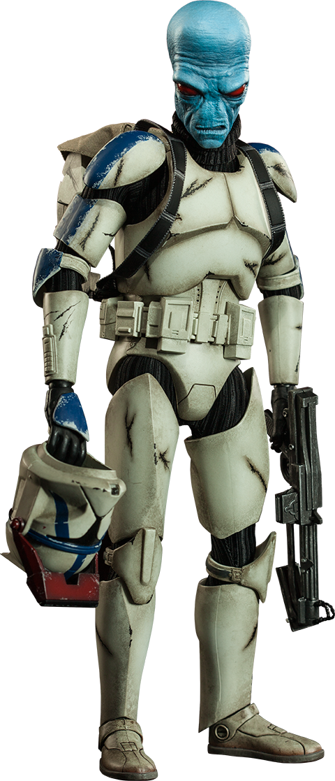 Comics Collectables Sale Figures Novels Save Up To - Star Wars Clone Figure (480x1117), Png Download