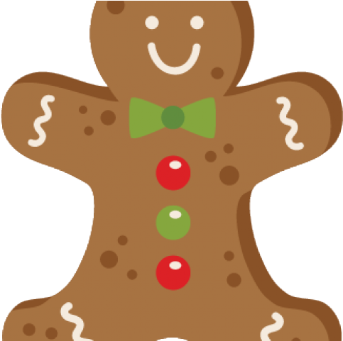 Christmas Gingerbread Man Clipart (640x480), Png Download