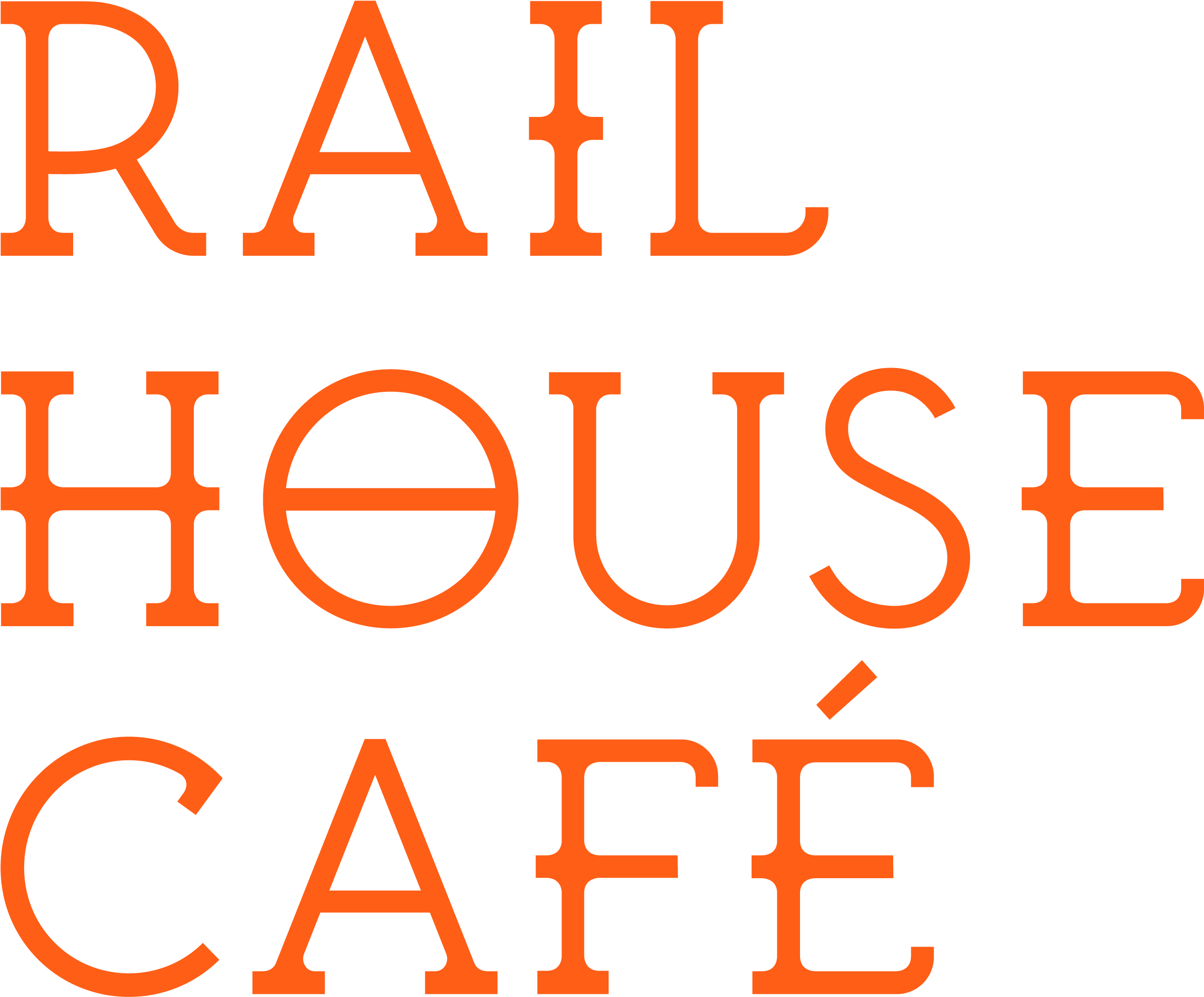 Rail House Cafe Logo - Rail House Cafe Branding (3333x3333), Png Download