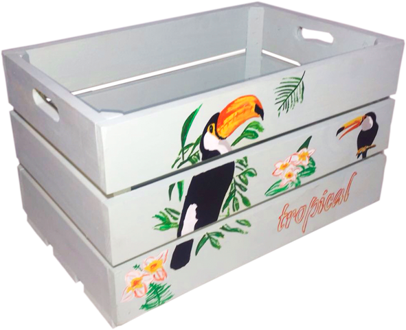 Caja Tucan 01 - Box (600x600), Png Download