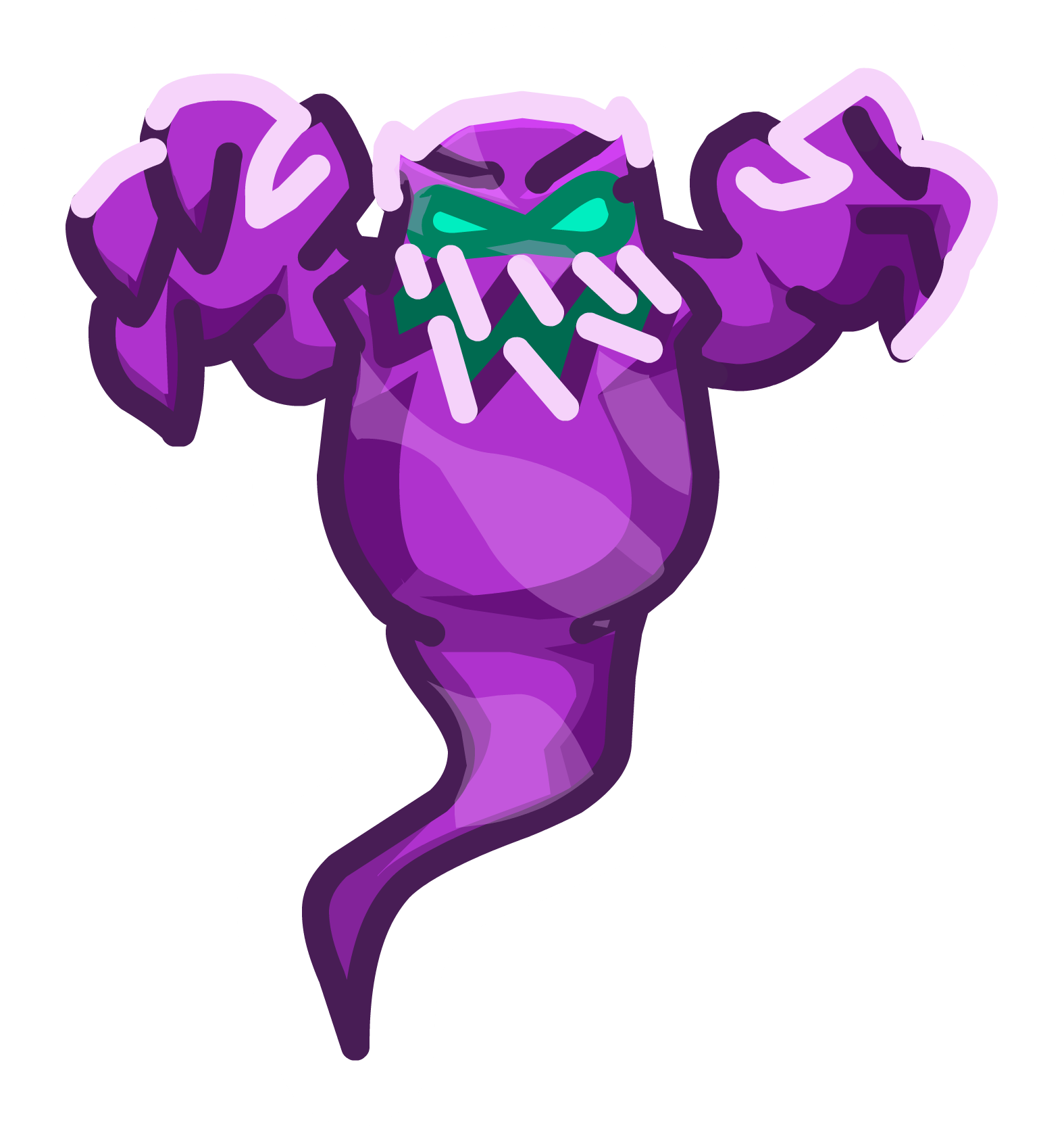 Ghost Pin (1575x1667), Png Download