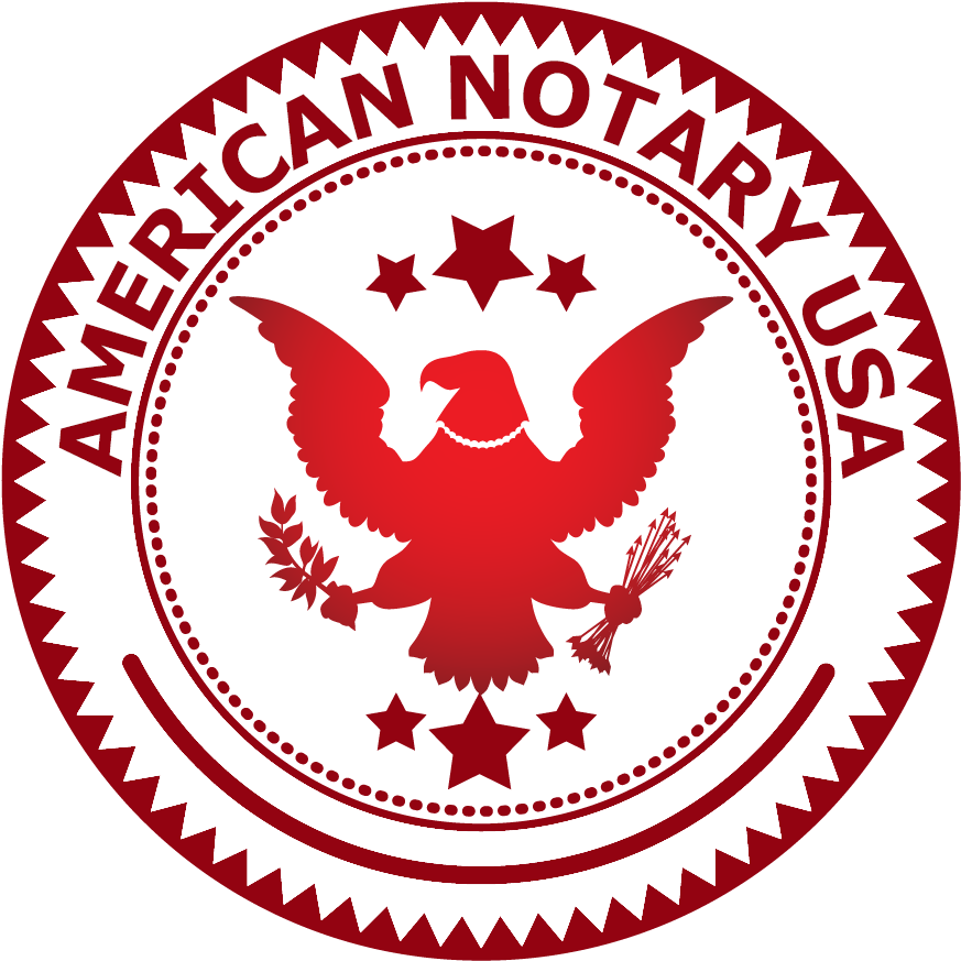 American Notary Usa - Emblem (1000x1000), Png Download