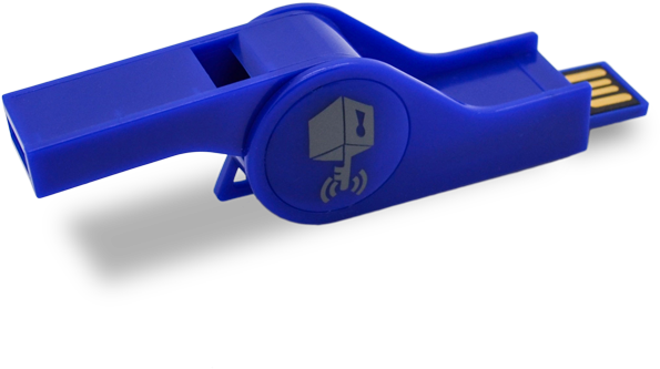 Anonabox Usb Whistle - Strap (640x640), Png Download