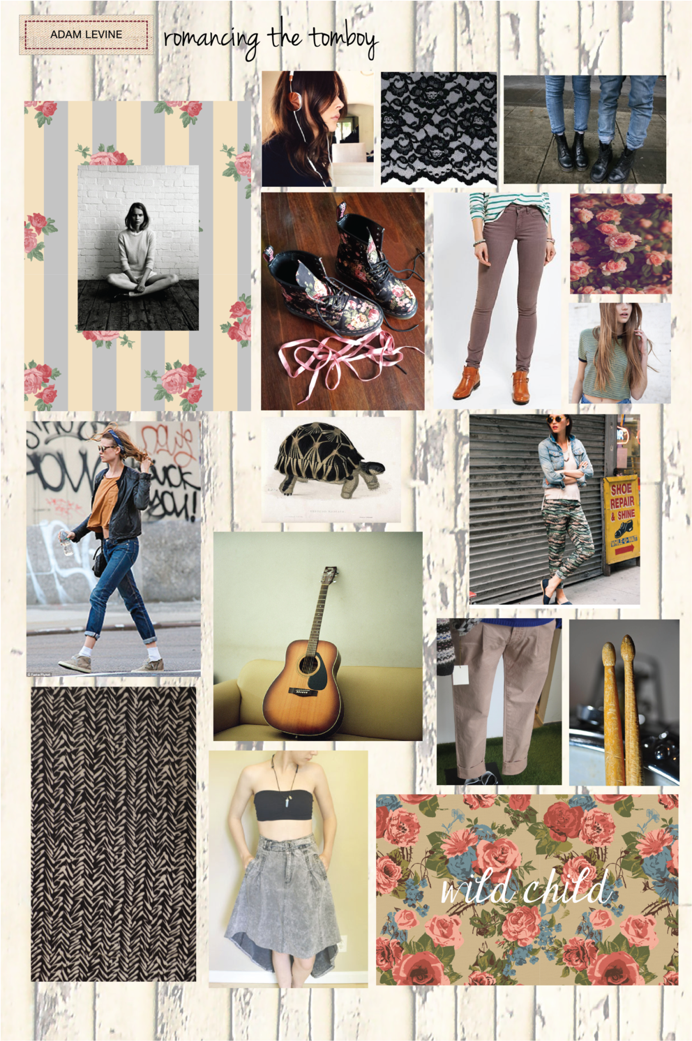 Large Mood Boards-02 - Poster: Photography's Acoustic Guitar, 41x41cm. (1000x1500), Png Download