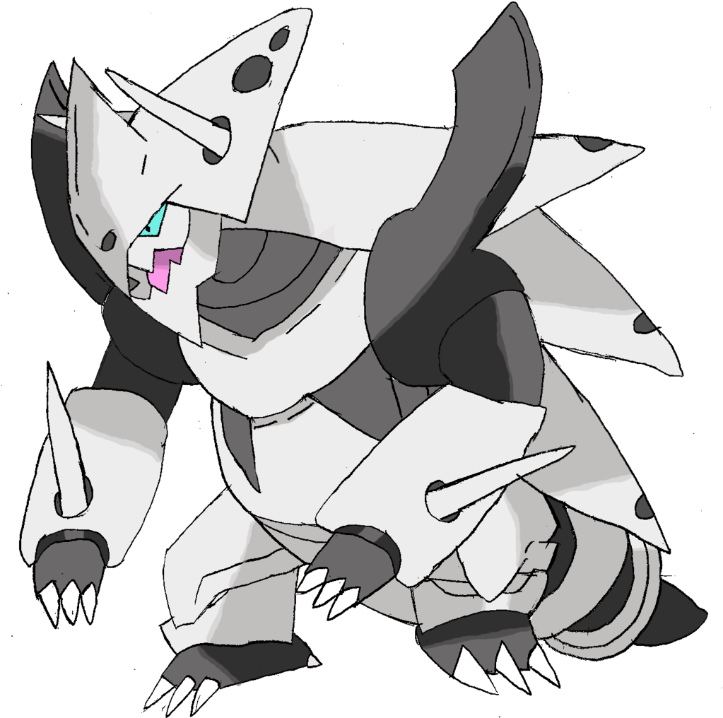 Aggron Ite - Cartoon (1024x1024), Png Download