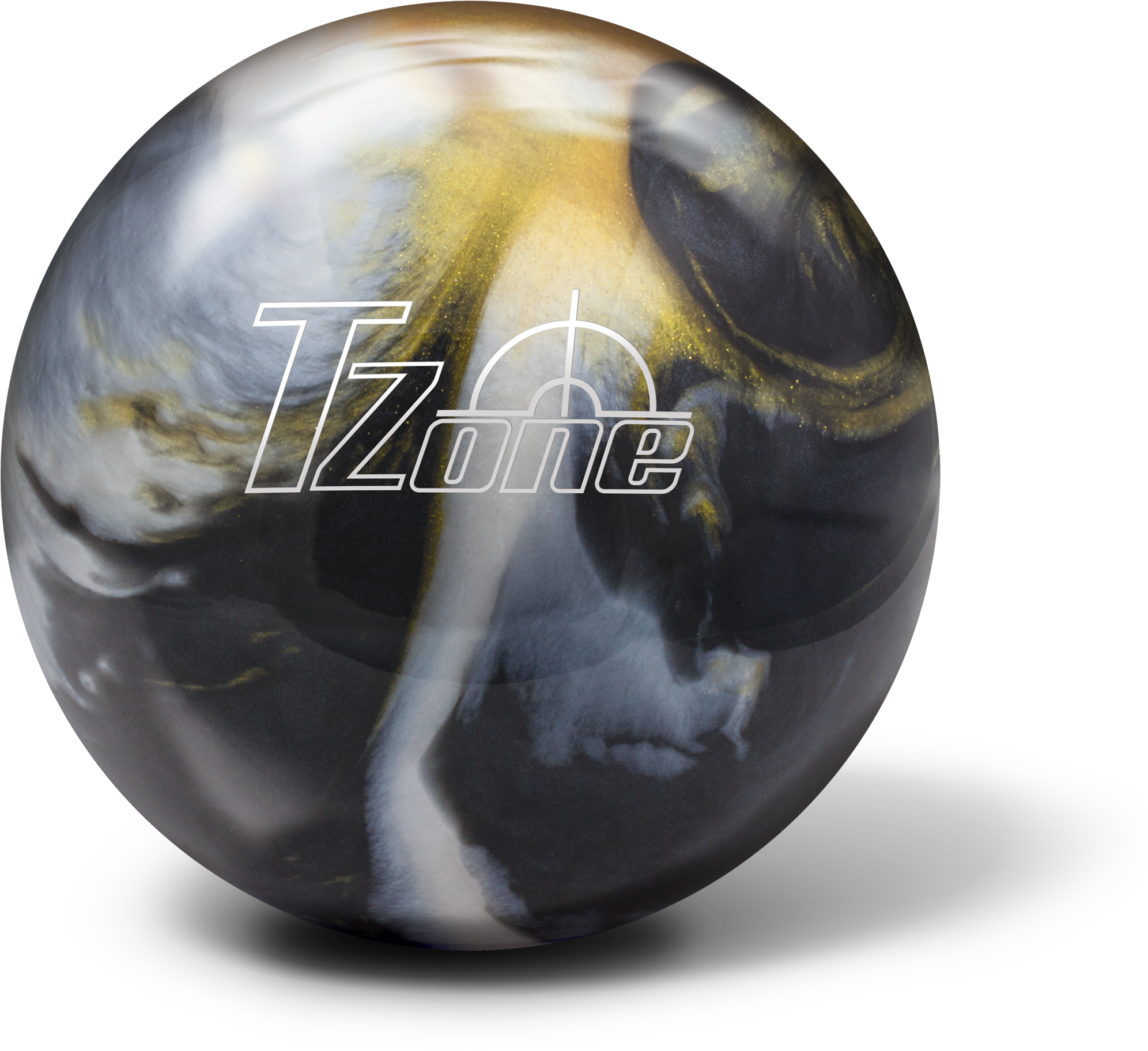 Brunswick T-zone Gold Envy - Brunswick Tzone Gold Envy Bowling Ball (2351x2351), Png Download