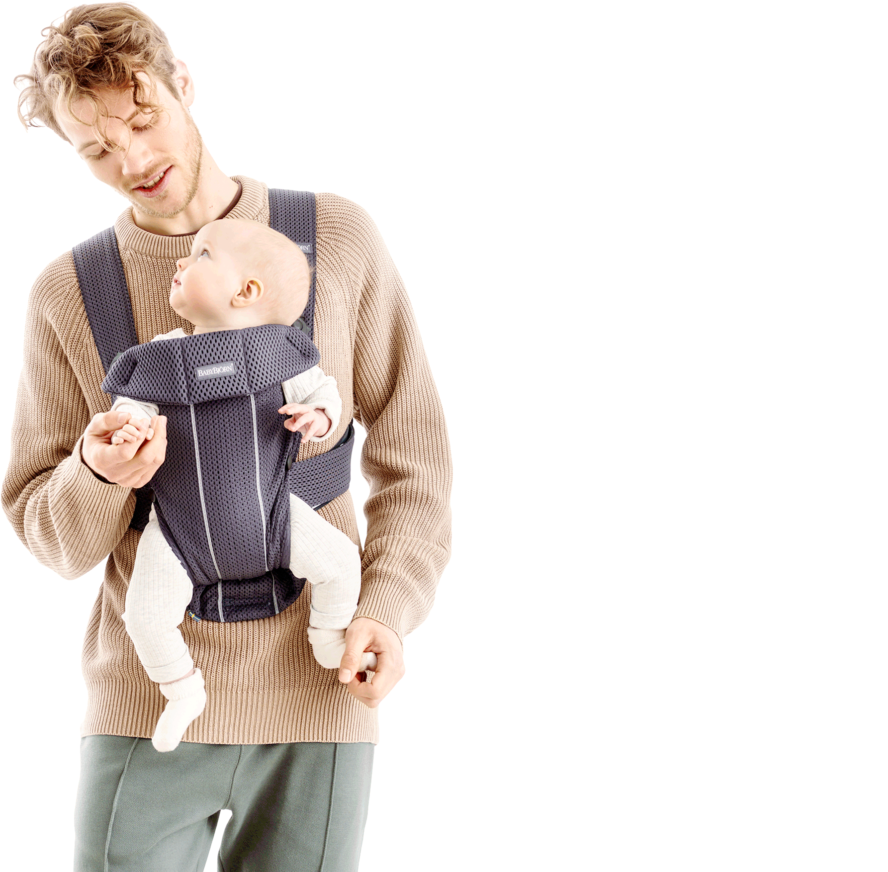 Baby Carrier Mini - Baby Bjorn Mini Carrier (2676x1992), Png Download