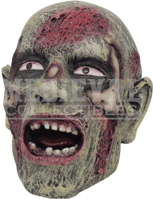 Groaning Zombie Head - Zombie Head Png (682x682), Png Download