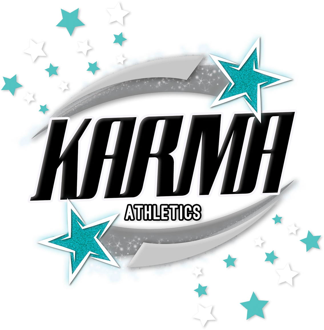 Karma Athletics Cheerleading Gym Logo And Flyer - Graphic Design (1200x1200), Png Download