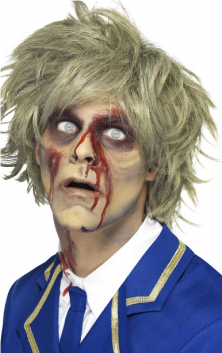 Zombie Wig - Smiffy's Men's Zombie Halloween Fancy Dress Wig (700x700), Png Download