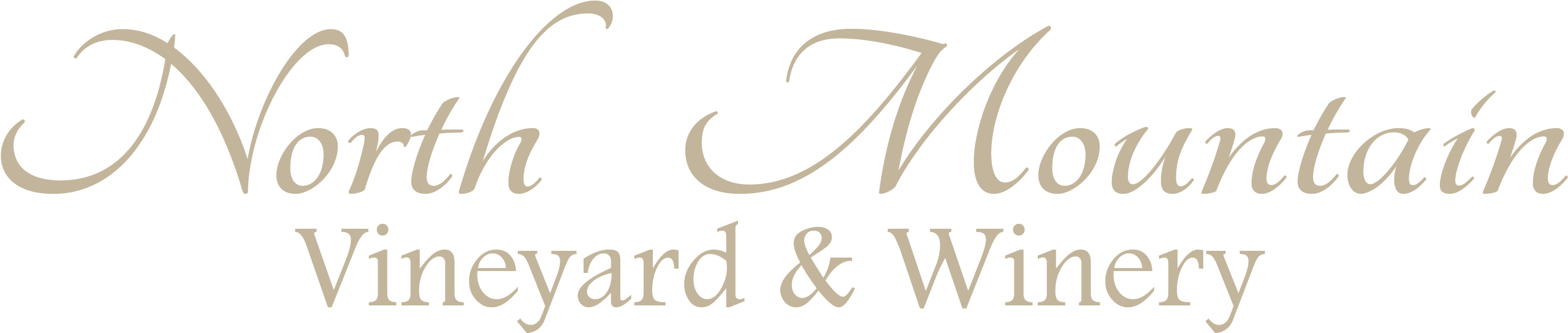 North Mountain Vineyard & Winery (2576x577), Png Download