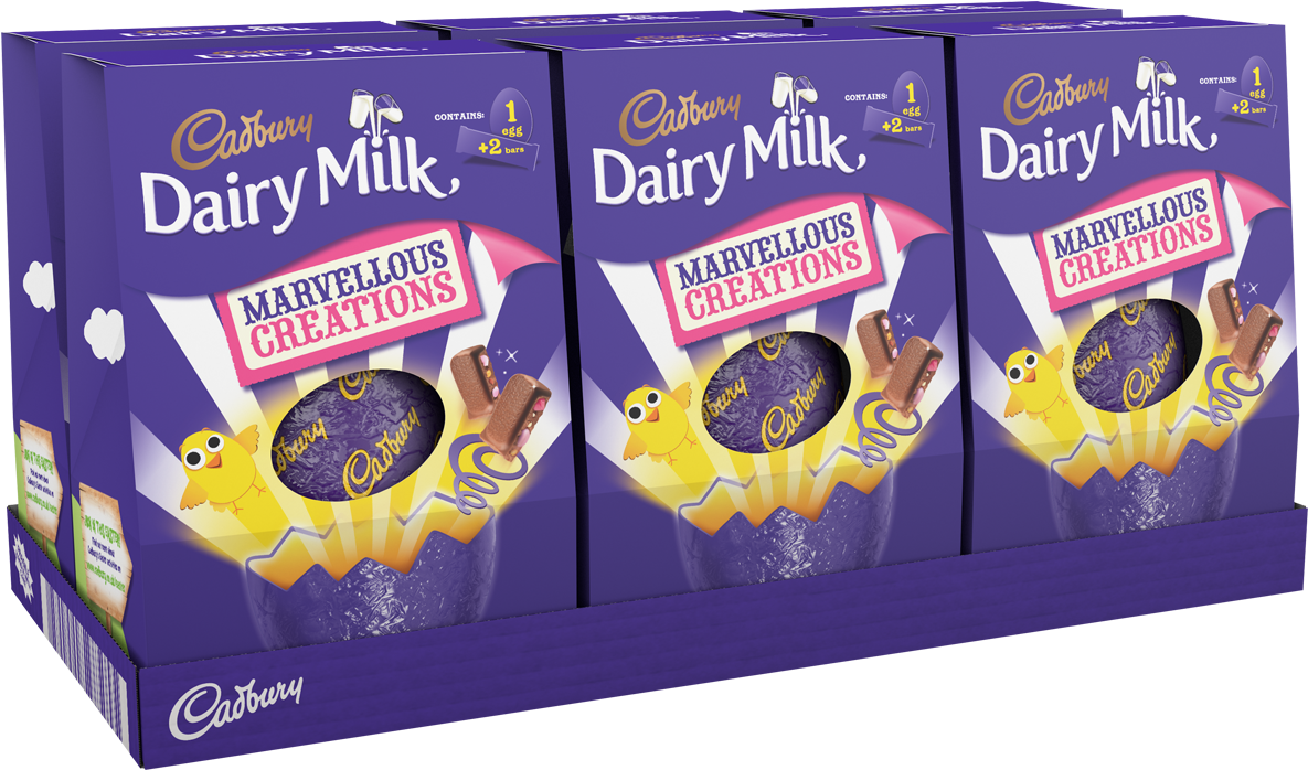 Marvellous Creations Easter Egg 271g Box Of - Cadbury Marvellous Creations Chocolate Large Easter (1200x1200), Png Download