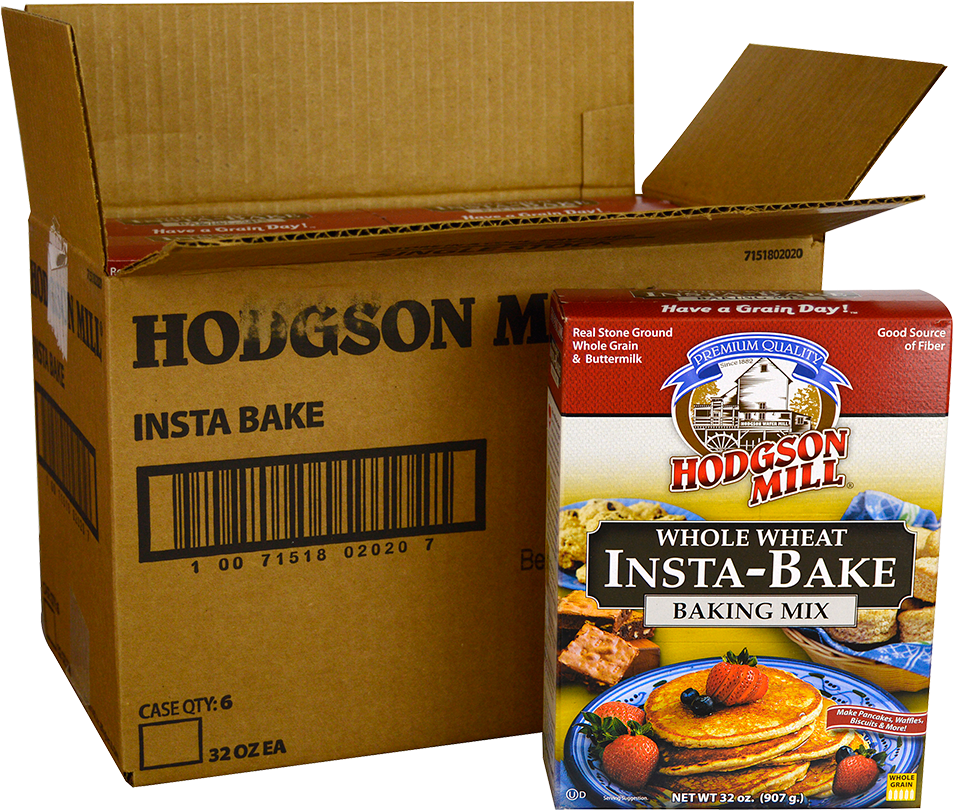 Whole Wheat Insta-bake Mix - Hodgson Mill Bread Mix, White - 16 Oz (1000x1000), Png Download