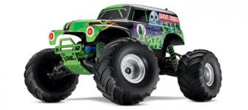 Traxxas Off Road Rc - Traxxas Grave Digger Monster Truck (800x800), Png Download
