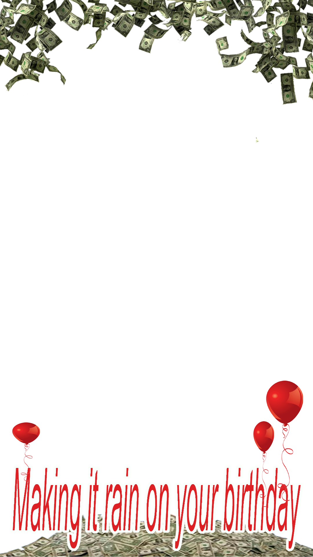 Making It Rain - Illustration (1080x1920), Png Download