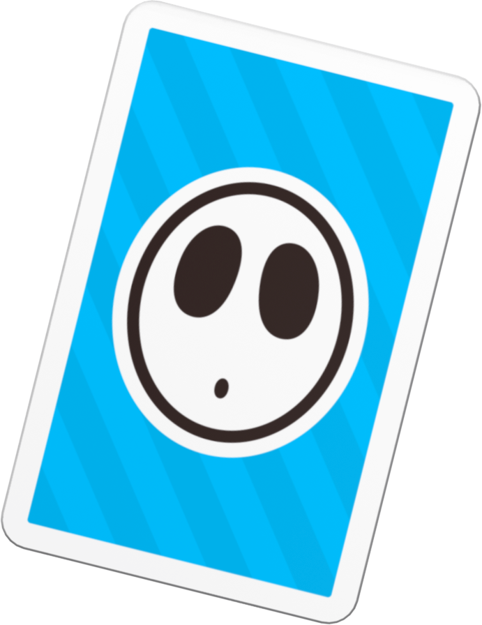 Blue Card - Circle (691x896), Png Download