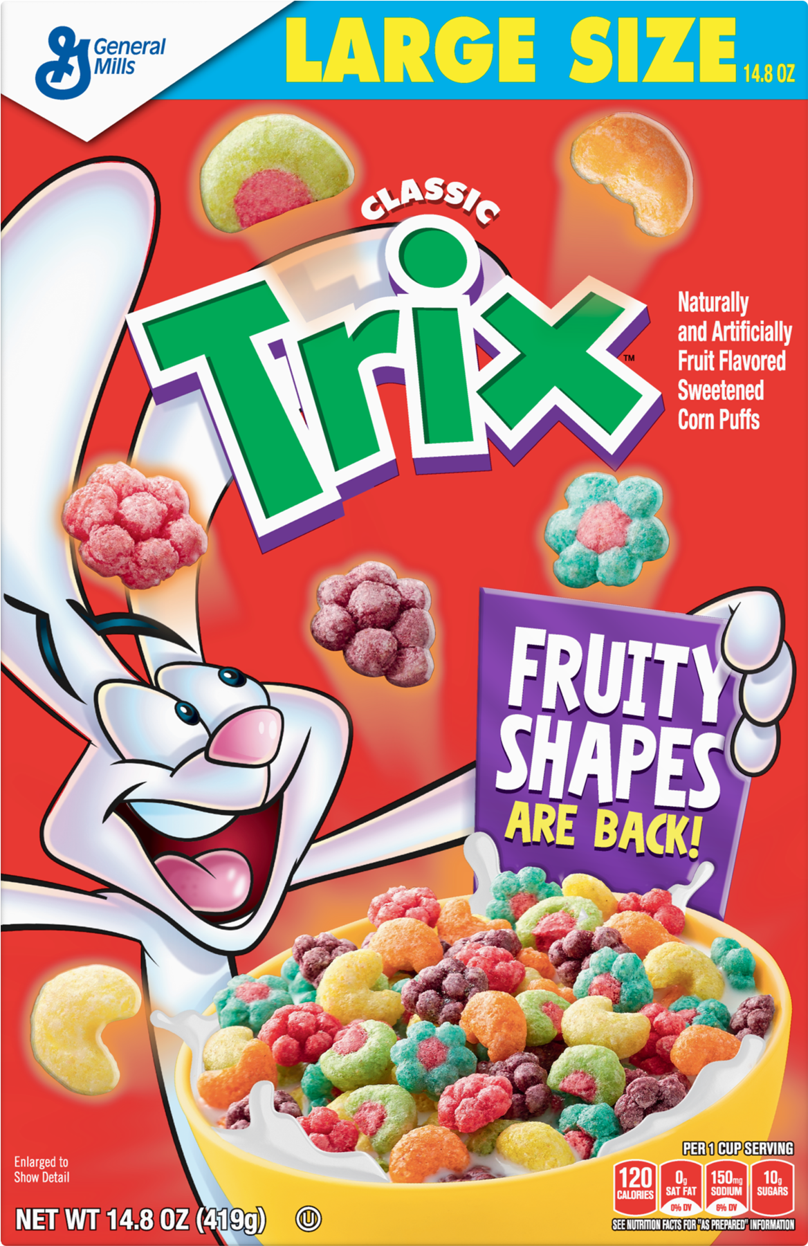 Walmart Regular Show Cereal Box Png Walmart Regular - Trix Fruit Shapes Are Back (1800x1800), Png Download