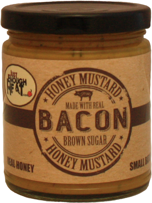 Just Enough Heat Bacon Brown Sugar Honey Mustard - Honey Mustard Dressing (898x898), Png Download