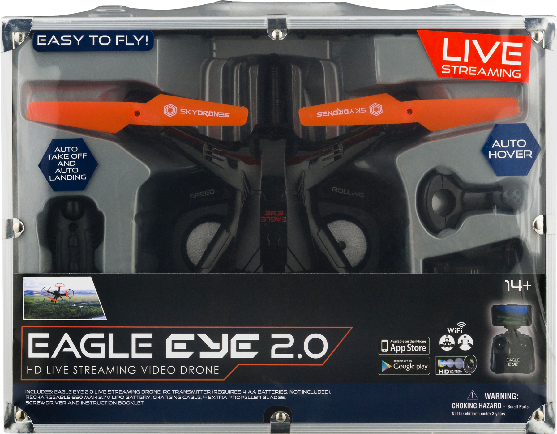 Sky Drones Hd Live Streaming Eagle Eye - Radio-controlled Car (1800x1800), Png Download