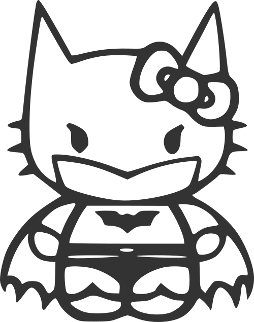 Luke Skywalker Lightsaber - Hello Kitty Superhero Coloring Pages (500x635), Png Download