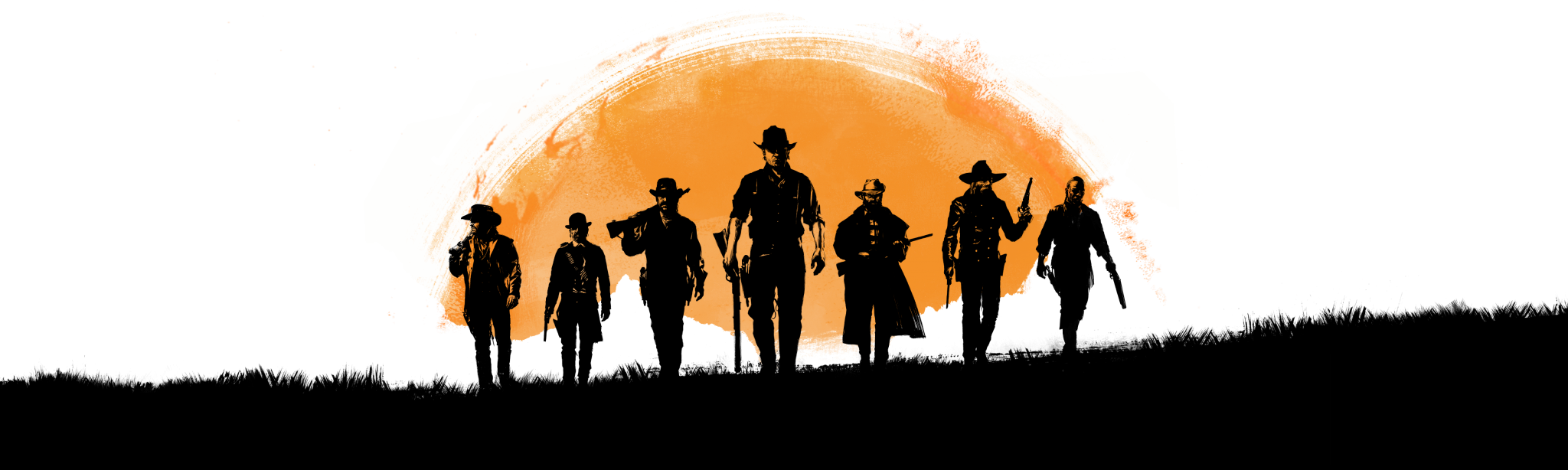 Red Dead Redemption 2 Will Be A Sequel To The Original - Red Dead Redemption 2 Artwork (2048x614), Png Download