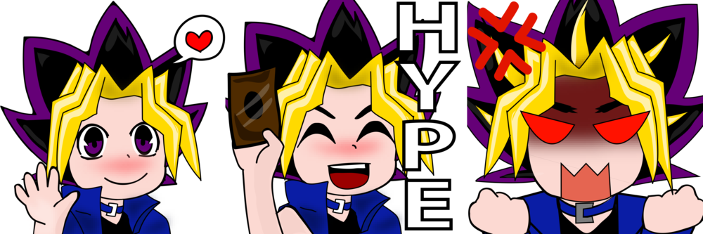 Yugi - Yugi Mutou (1000x333), Png Download