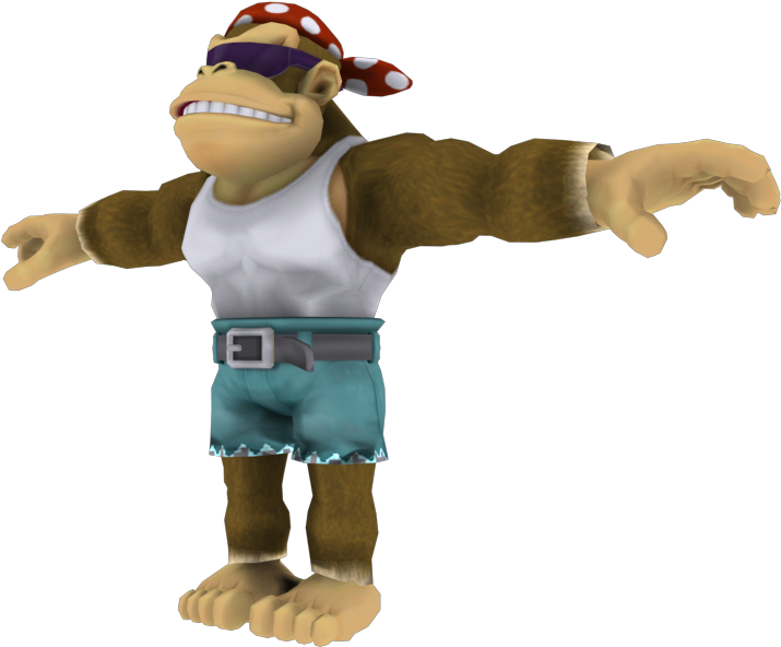 Funkykong3d Zps3757fc89 ] - Mario Super Sluggers Sprite (800x600), Png Download
