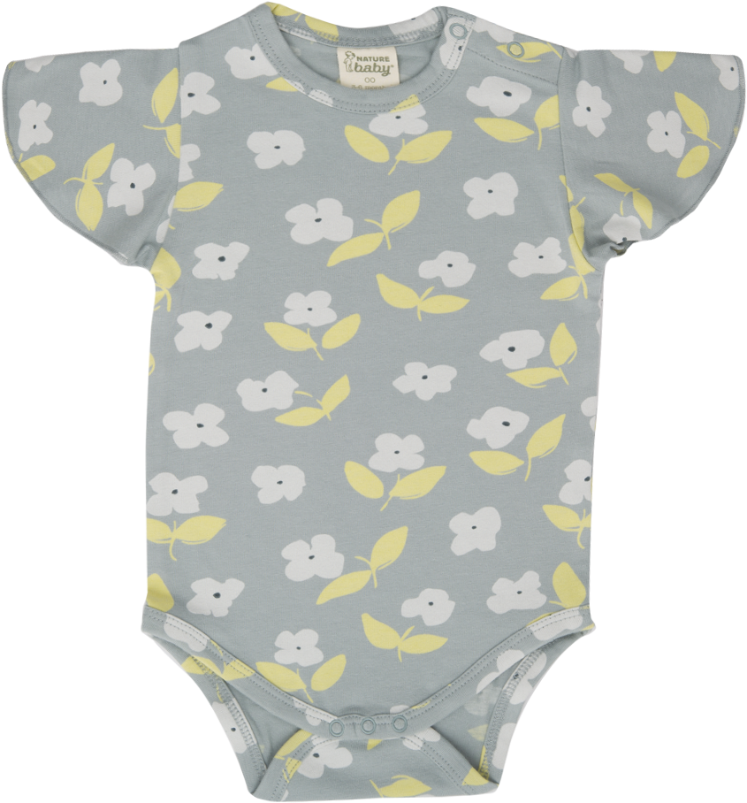 Nature Baby Meadow Blue Mist - Bodysuit (1250x1250), Png Download
