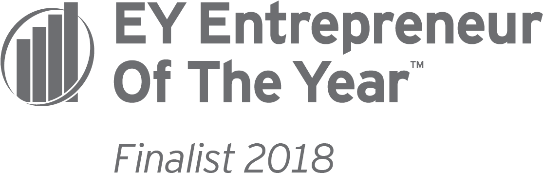 International Finalist - Entrepreneur Of The Year Logo (1241x533), Png Download