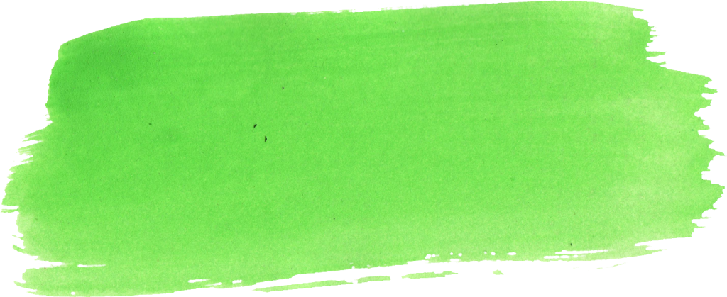 Png File Size - Green Yellow Watercolor (1024x419), Png Download