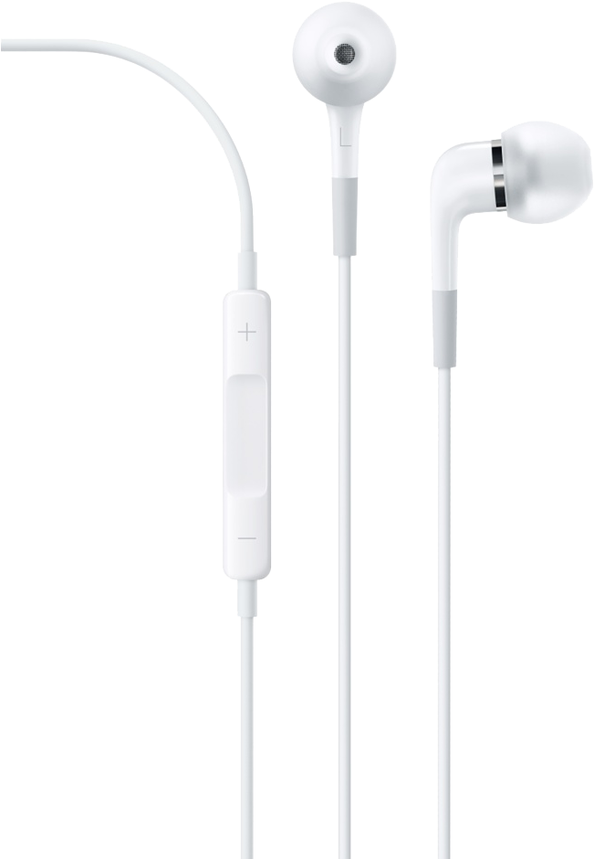 Apple In-ear Headphones With Remote And Mic - Apple In-ear Headphones With Remote And Mic - Earphones (1000x1000), Png Download