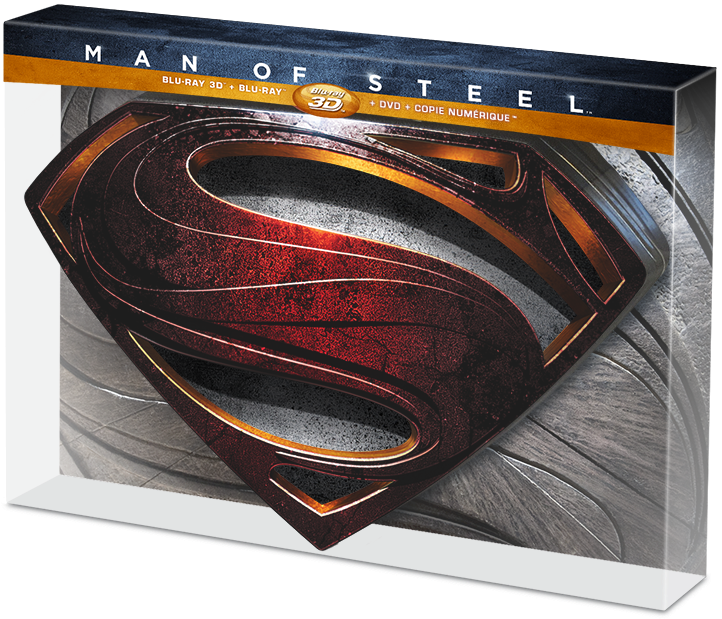 Krypton Décodé - Man Of Steel 3d (2013) - (édition Limitée, Blu-ray (865x730), Png Download