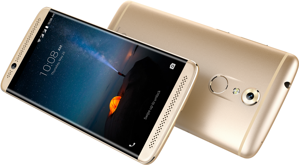 Axon 7 Mini-3 - Zte Axon 7 Mini Dual-sim B2017g (32gb, Ion Gold) (1500x866), Png Download