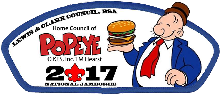 Lewis And Clark Council - Wimpy Popeye (960x416), Png Download