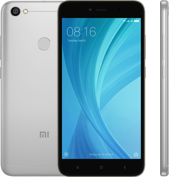 Xiaomi Redmi Note 5a Prime Lte 32gb Grey Mobile Phone (565x591), Png Download