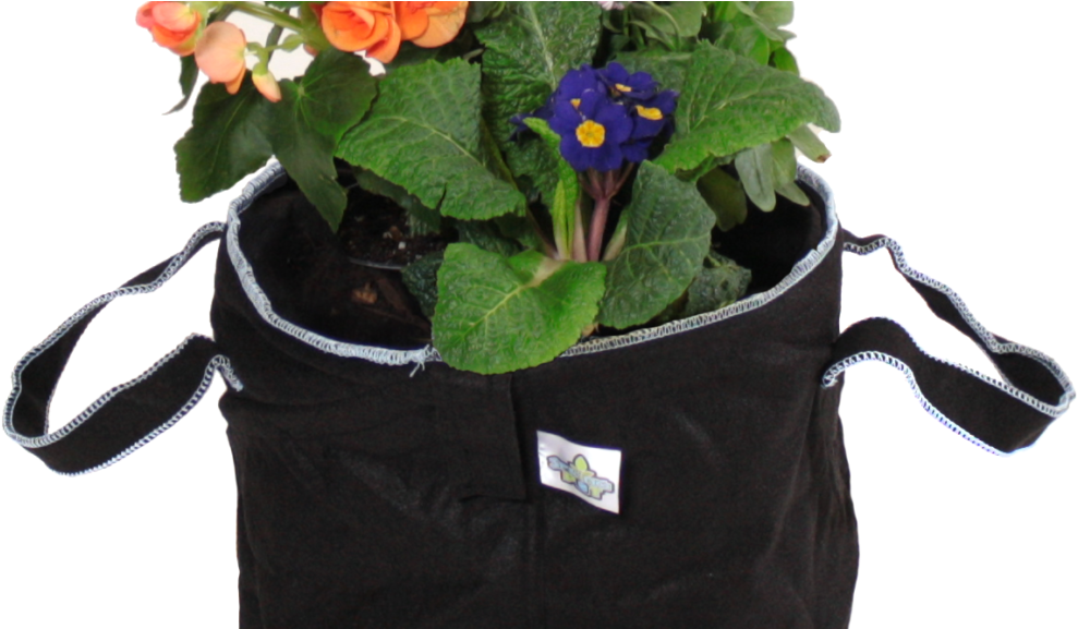 Burnersfabric Burnerfabric Pots - Spring Pot, 5 Gal. Fabric Garden Planting Pot, Black (1038x576), Png Download