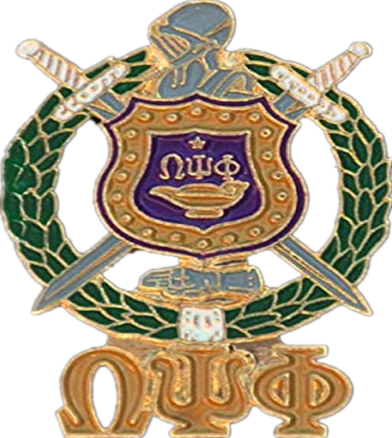 Omega Psi Phi 1'' Shield Cuff Links W/crest (551x616), Png Download
