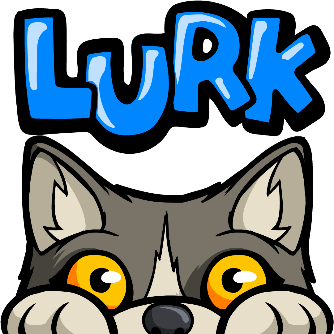 Twitch Lurk Emote (1080x1080), Png Download