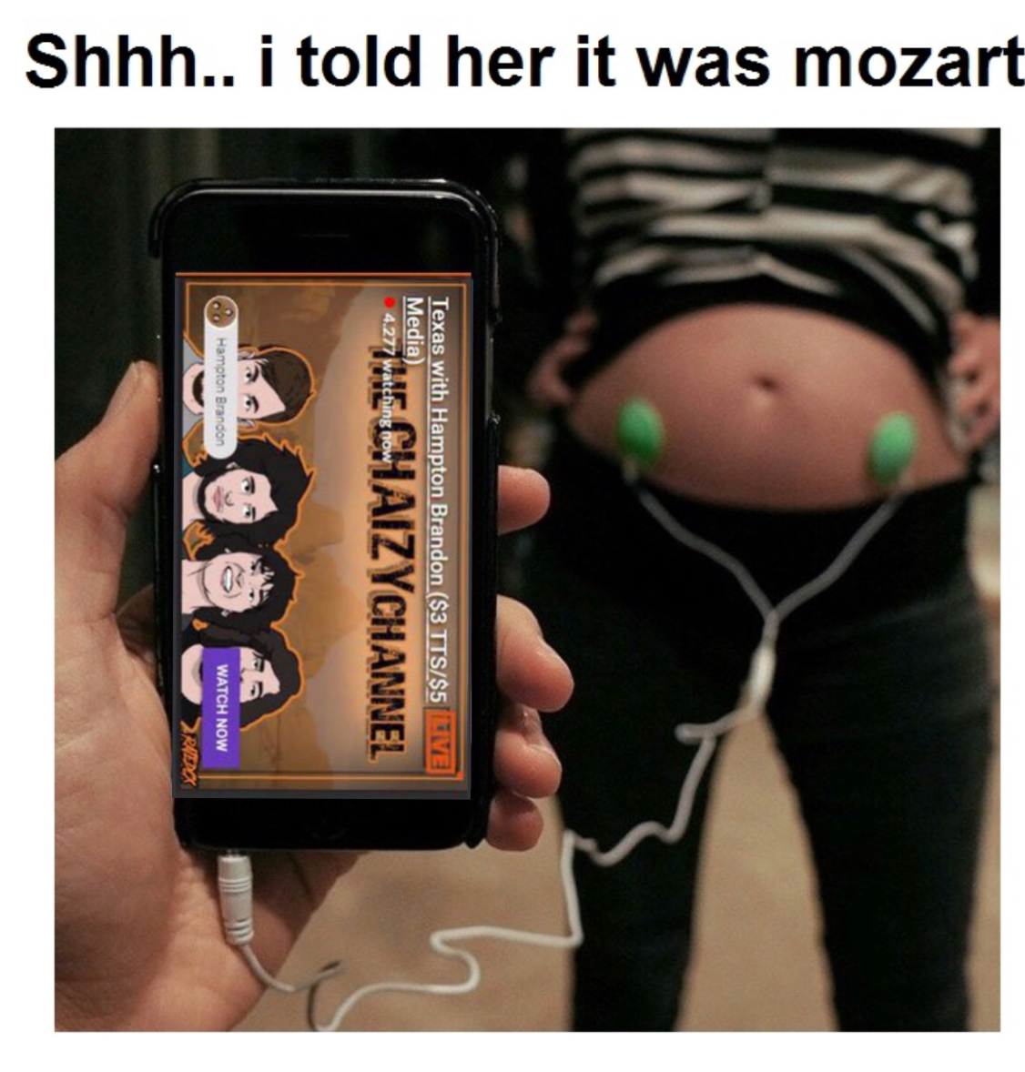 My Wife Was Confused When The Baby Danced Out The Womb - Shhh I Told Her It Was Mozart (1125x1924), Png Download