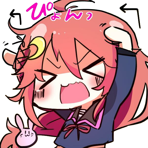 Image Pyon Emoticon Png - Pyon Kancolle (600x600), Png Download