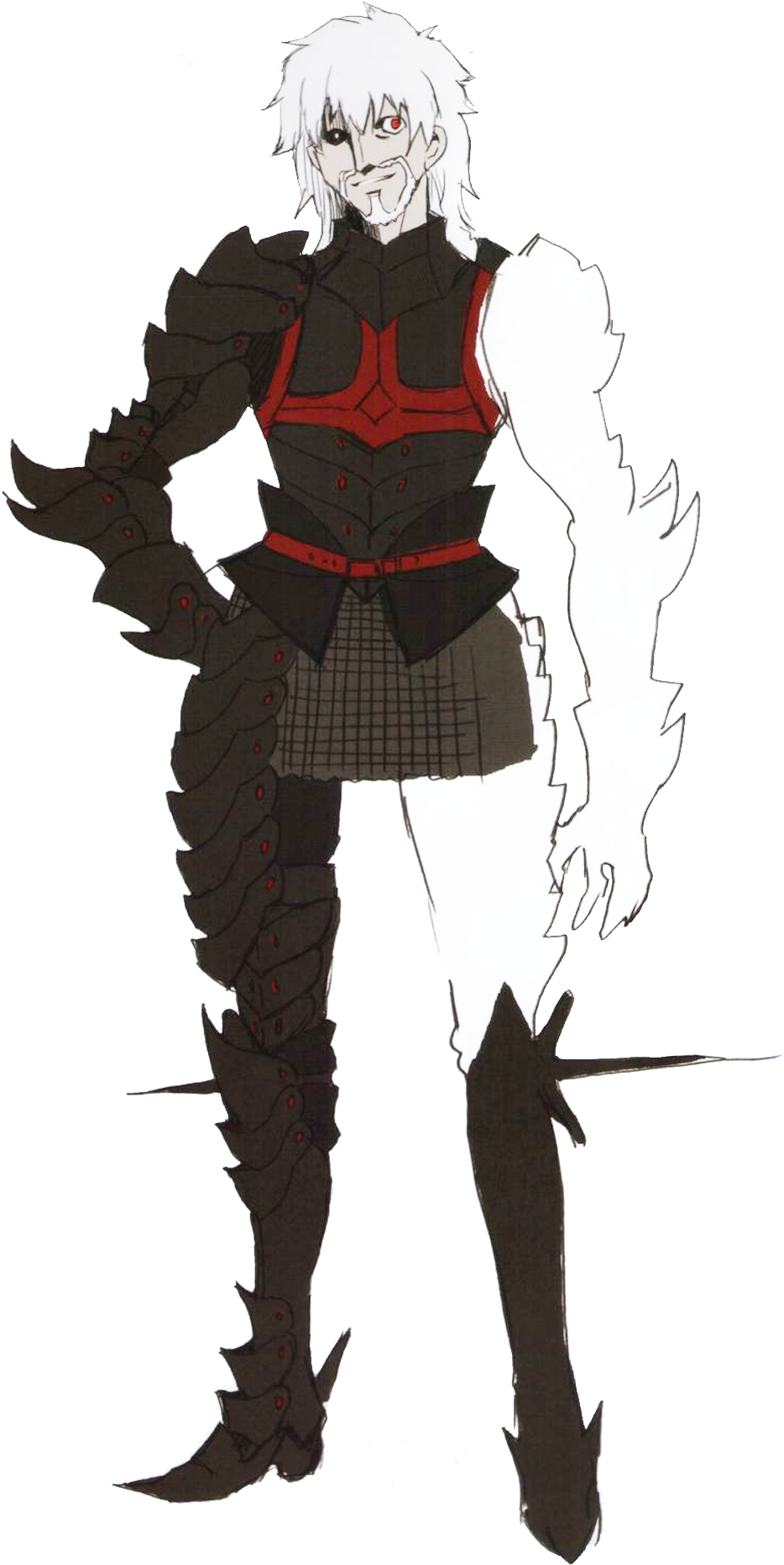 Lancer Vlad Takeshi2 - Vlad Fate Extra Fan Art (1100x1905), Png Download