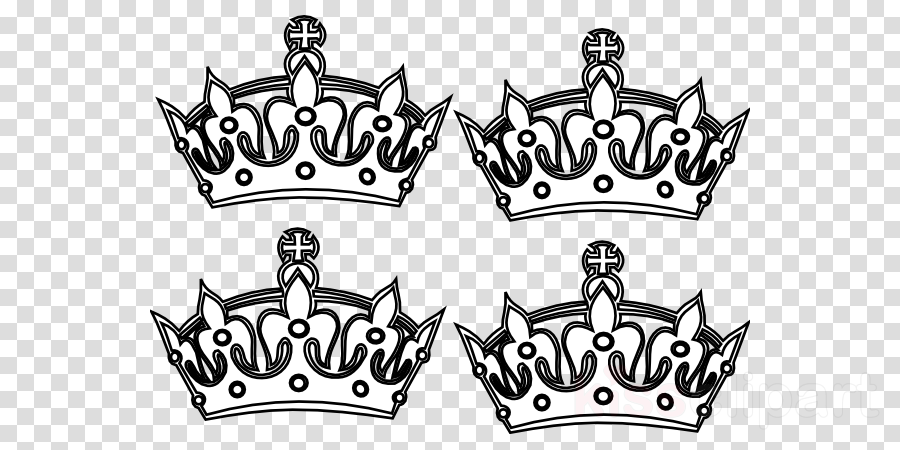 Coloring Book Crowns Clipart Coloring Book Crown Clip - Coloring Book (900x450), Png Download
