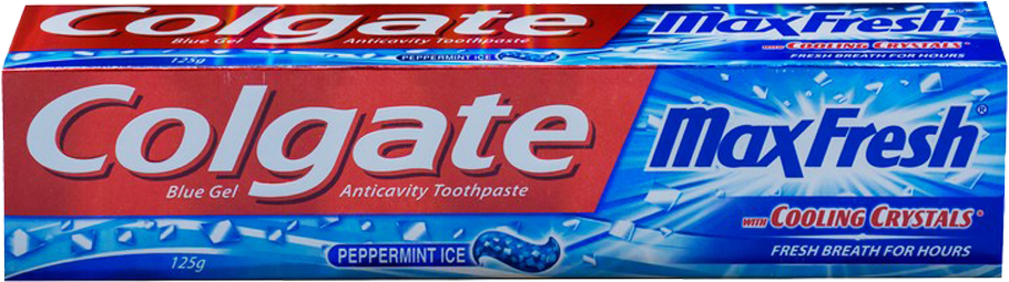 Image Shown Is Indicative Of Actual Product - Colgate Max Fresh Blue (1000x1000), Png Download